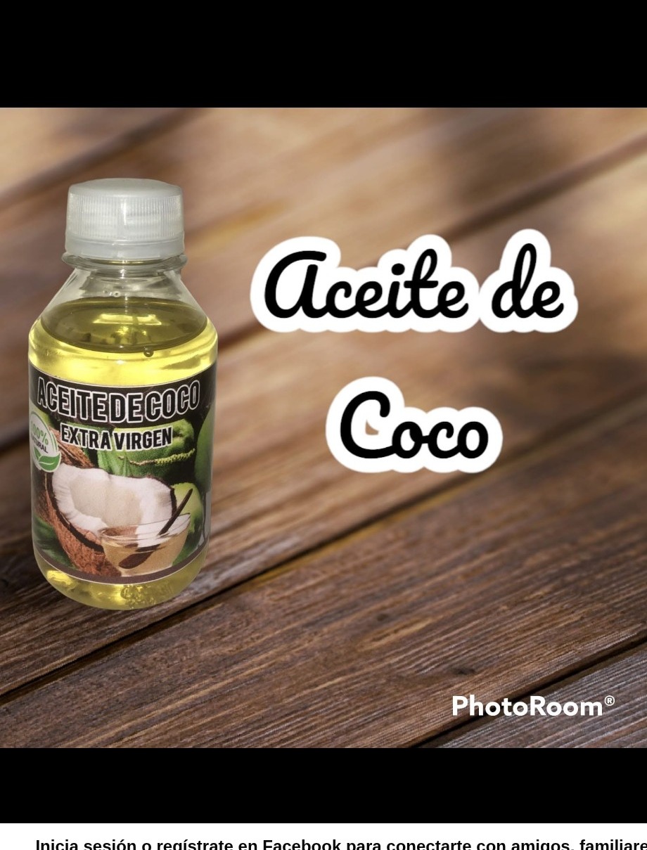 Aceite de coco extra virgen 100% natural