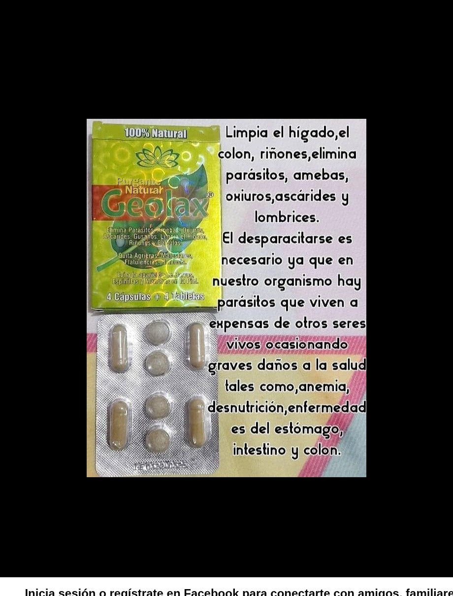 Geolax, purgante natural desparasitante
