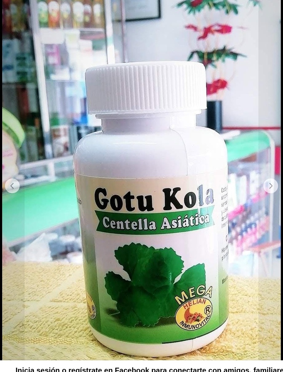 Gotu Kola Centella Asiática, producto de Centro Tu Salud